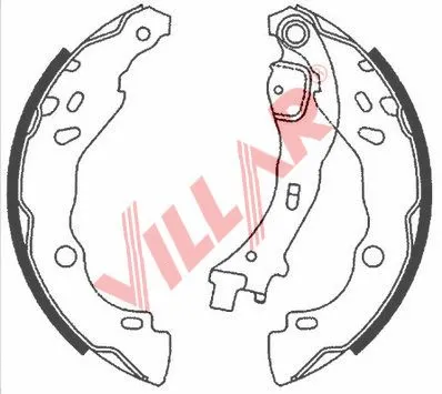 Brake Shoe Set (629.0872)