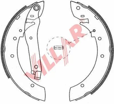 Brake Shoe Set (629.0757)