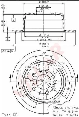 Brake Disc (628.1629)