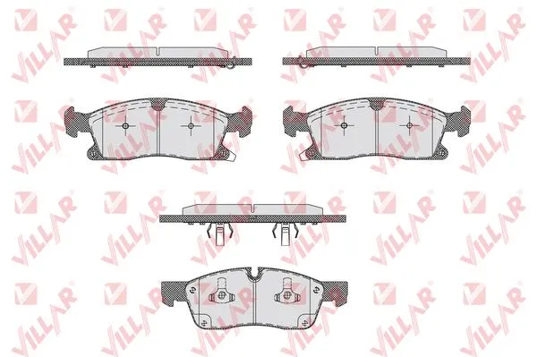Brake Pad Set, disc brake (626.1745)