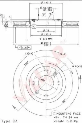 Brake Disc (628.0265)
