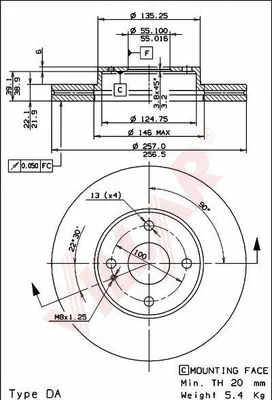 Brake Disc (628.1349)