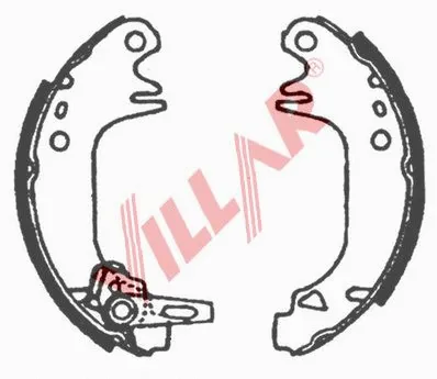 Brake Shoe Set (629.0564)