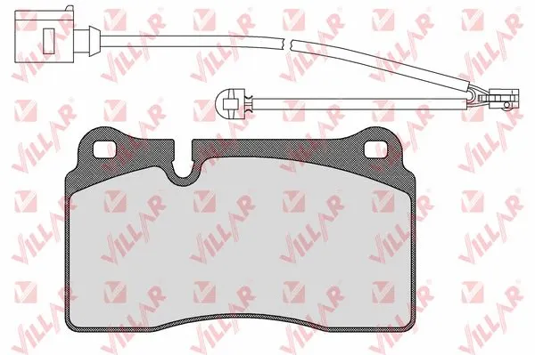 Brake Pad Set, disc brake (626.1376A)
