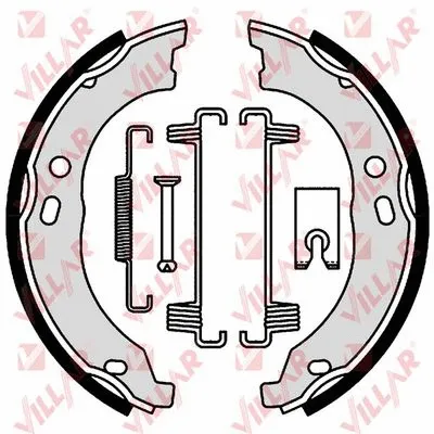 Brake Shoe Set, parking brake (629.0232)