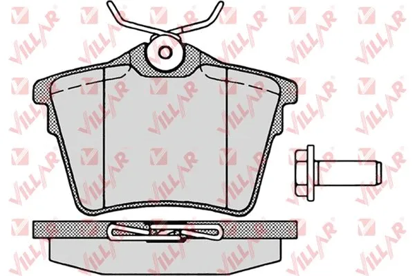 Brake Pad Set, disc brake (626.1195)