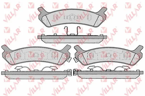 Brake Pad Set, disc brake (626.1039)