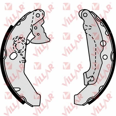 Brake Shoe Set (629.0236)