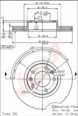 Brake Disc (628.1409)