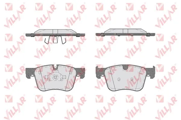 Brake Pad Set, disc brake (626.1853)