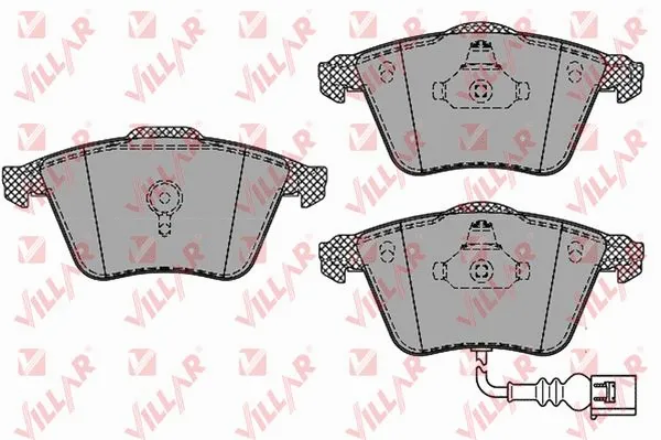 Brake Pad Set, disc brake (626.1384)