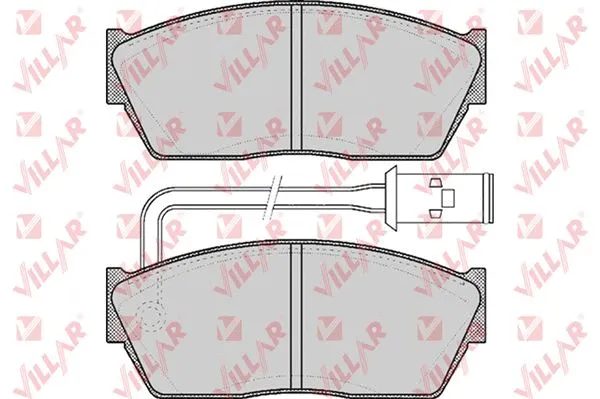Brake Pad Set, disc brake (626.0308)