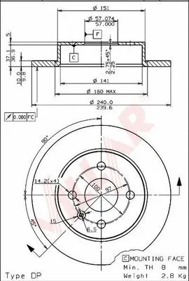 Brake Disc (628.1149)
