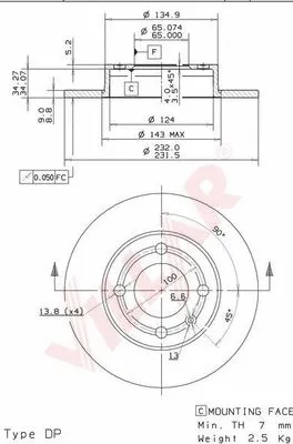 Brake Disc (628.1769)