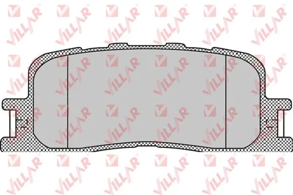 Brake Pad Set, disc brake (626.1115)