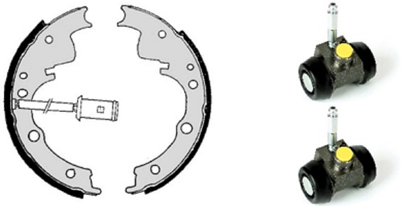 Brake Shoe Set (608.8114)
