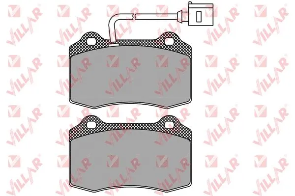 Brake Pad Set, disc brake (626.1672)