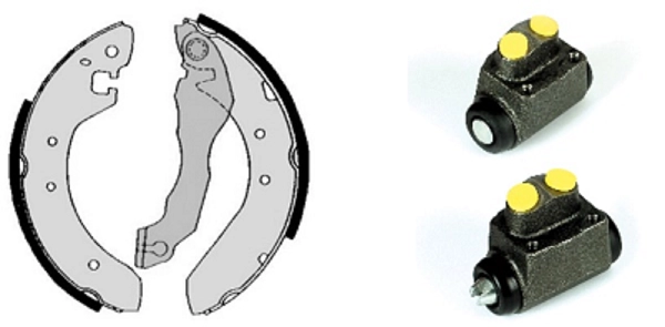 Brake Shoe Set (608.8030)