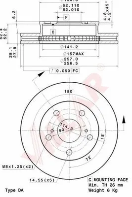 Brake Disc (628.2193)
