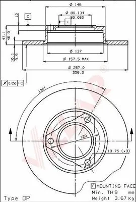 Brake Disc (628.1903)