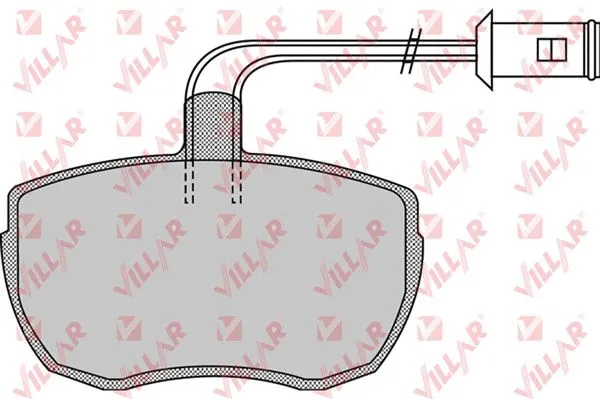 Brake Pad Set, disc brake (626.0968)