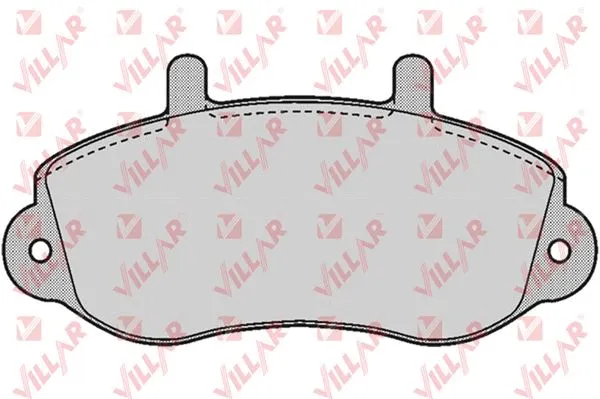 Brake Pad Set, disc brake (626.0663)