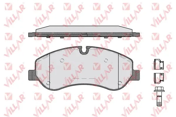 Brake Pad Set, disc brake (626.1786)