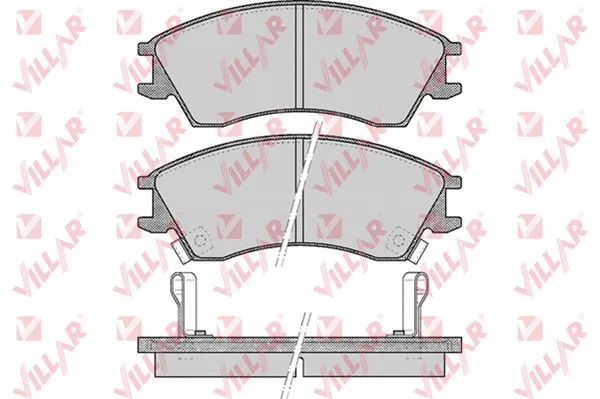 Brake Pad Set, disc brake (626.0543)