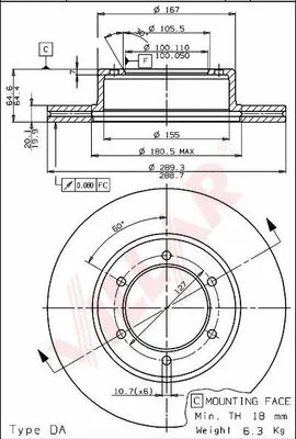 Brake Disc (628.1637)