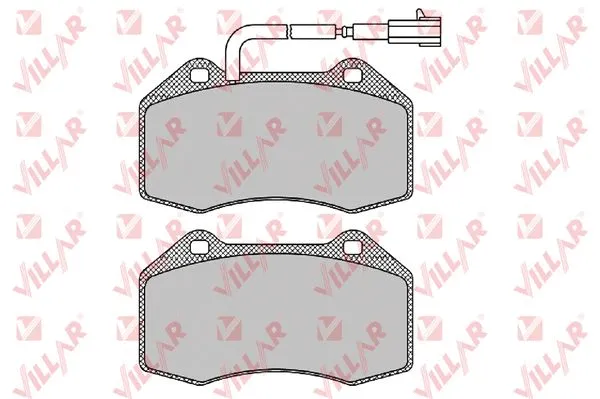 Brake Pad Set, disc brake (626.1670)