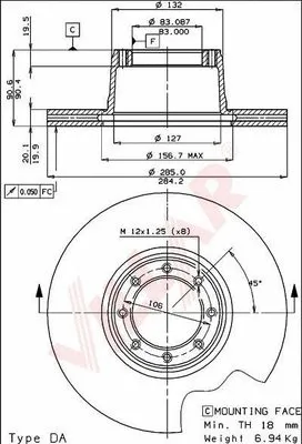 Brake Disc (628.1381)