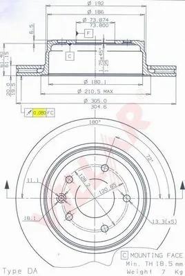 Brake Disc (628.1959)