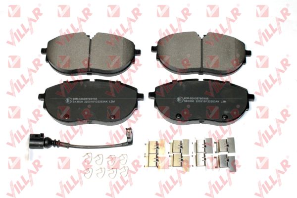 Brake Pad Set, disc brake (626.2253AK)