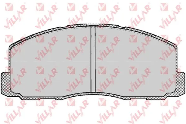 Brake Pad Set, disc brake (626.0260)