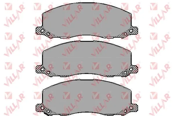 Brake Pad Set, disc brake (626.1468)