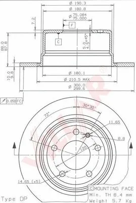 Brake Disc (628.1937)