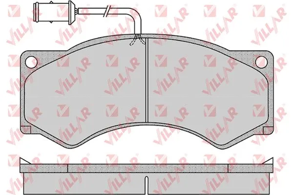 Brake Pad Set, disc brake (626.1143)
