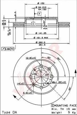 Brake Disc (628.1493)