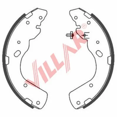 Brake Shoe Set (629.0834)
