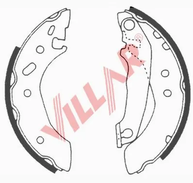 Brake Shoe Set (629.0607)