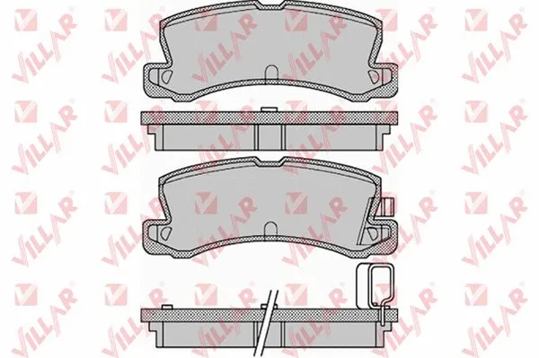Brake Pad Set, disc brake (626.1125)