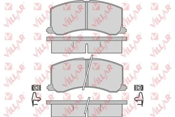 Brake Pad Set, disc brake (626.0665)