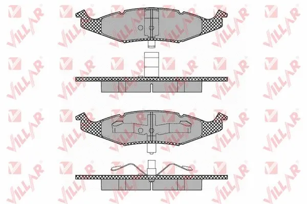 Brake Pad Set, disc brake (626.1352)
