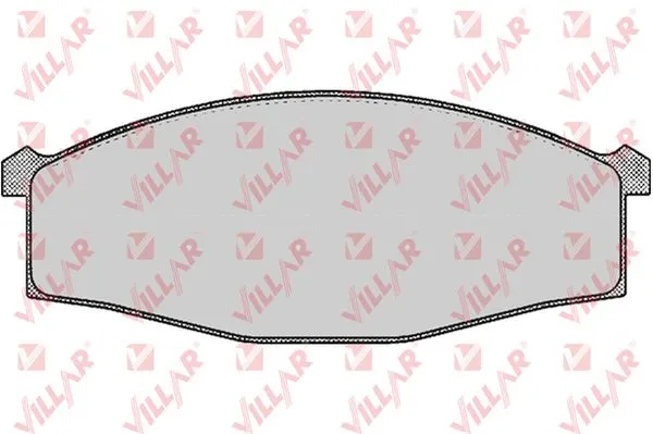 Brake Pad Set, disc brake (626.0451)