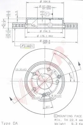 Brake Disc (628.1918)