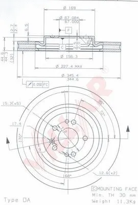 Brake Disc (628.1885)