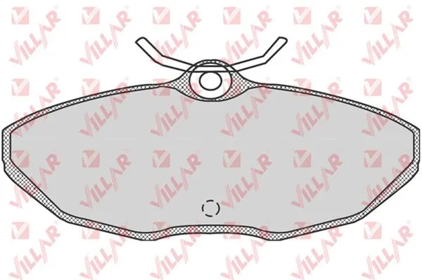 Brake Pad Set, disc brake (626.0854)