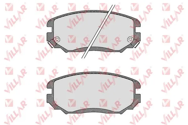 Brake Pad Set, disc brake (626.1598)