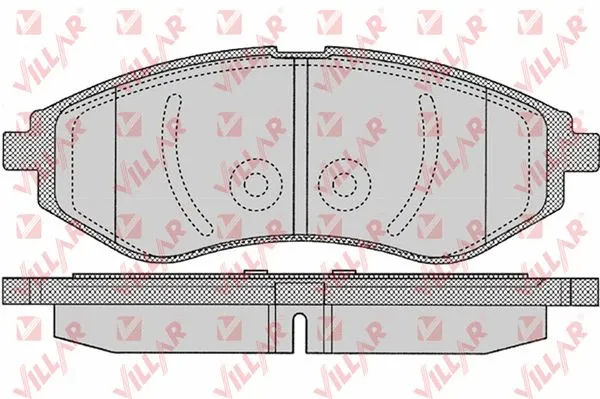 Brake Pad Set, disc brake (626.1080)