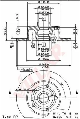 Brake Disc (628.1703)